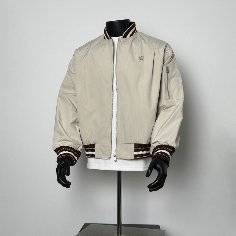 Natcode American Retro Trendy Brand Loose Color-Blocking Casual Baseball Jacket Unisex Couple Versatile Jacket