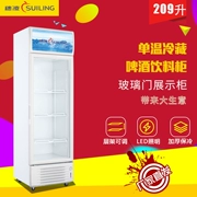 Sui Ling LG4-209LT Tủ đông Thương mại Tủ lạnh Trái cây dọc Tủ lạnh Tủ lạnh Cửa đơn Hiển thị Tủ đông - Tủ đông