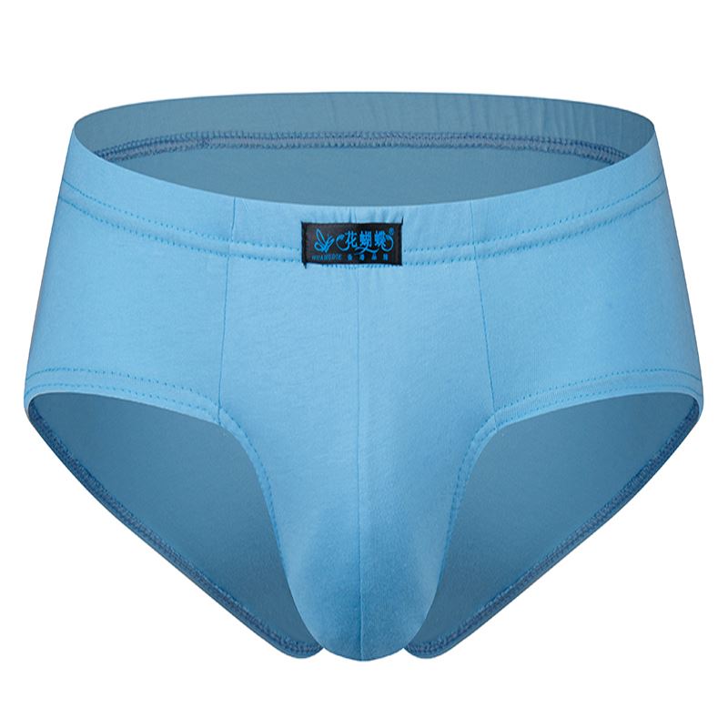 Bốn hộp quà tặng quần lót nam tam giác cao eo cotton trung niên cha già ông béo béo quần short kích thước lớn quần lót đúc 