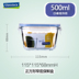 hộp cơm cắm điện giữ nhiệt komasu 360-1100mlGlasslock Hàn Quốc nhập khẩu lò vi sóng hộp cơm trưa hộp kính cường lực niêm phong giòn - Hộp cơm điện sưởi ấm hộp cơm văn phòng cắm điện Hộp cơm điện sưởi ấm