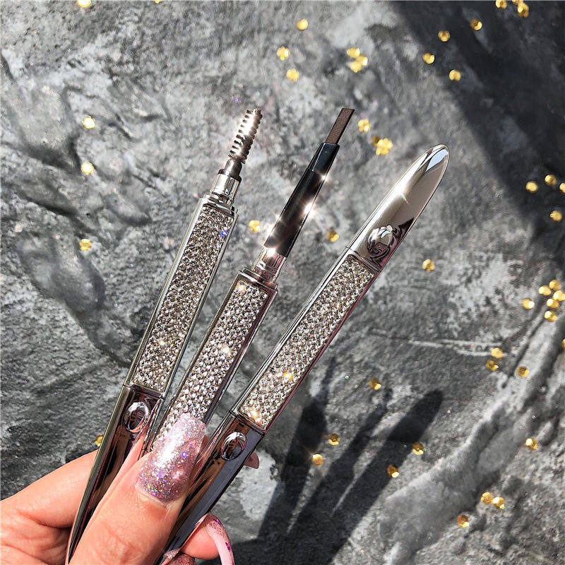 Li Jiaqi Recommended HOJO Star Diamond Eyebrow Pen Waterproof Persistent color No drop color Women net red tape with brush and send replacement core