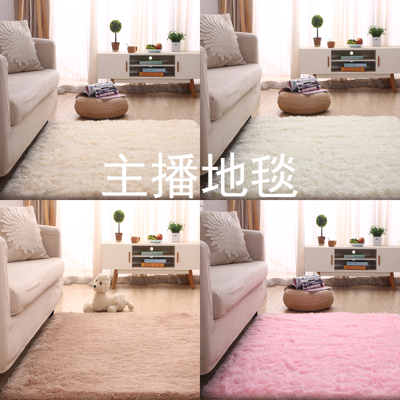 The anchor carpet live room background decoration mattress soft without hair washing anti-slip carpet products shooting blanket