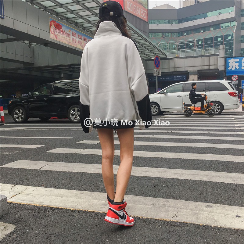 New ins siêu giày lửa Hàn Quốc ulzzang giày thể thao nữ Harajuku hoang dã đường phố bắn cao để giúp giày thường giày boot cổ thấp