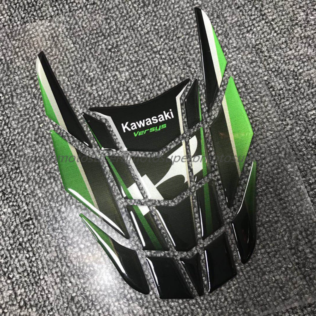 Suitable for Kawasaki ninja locomotive fuel tank stickers fish bone stickers sports car decal stickers