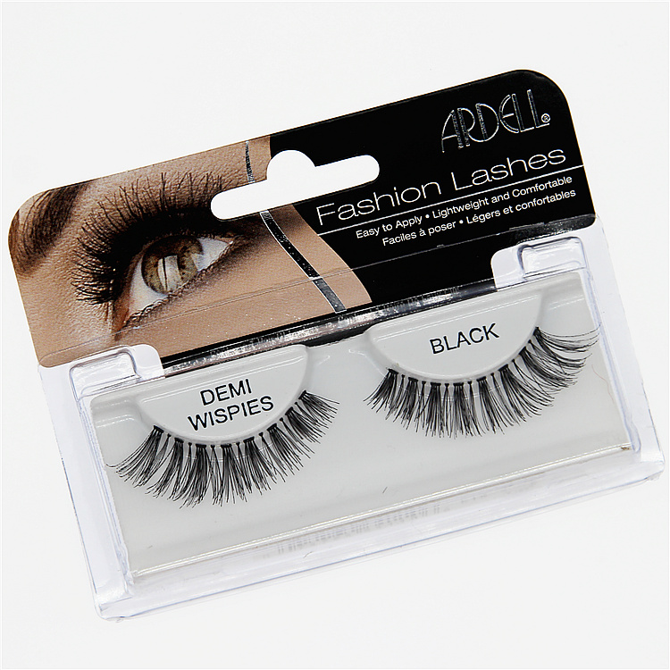 Ardell Adele False Lashes DEMY WISPIES Cross Messy Eyetail Lengthened Curly Transparent Stalk Weed