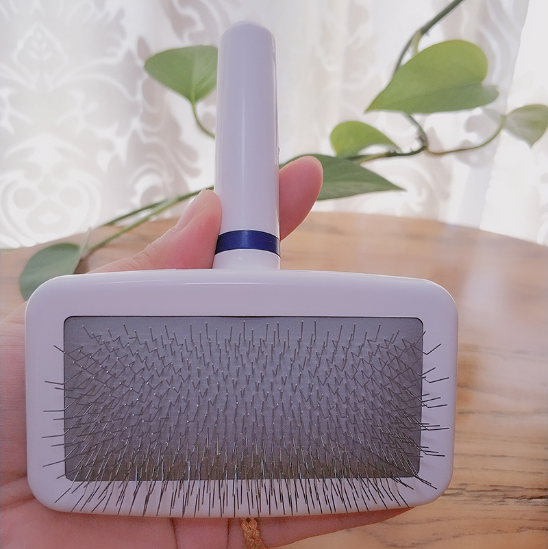 Pet Store Dogs Special Small White Pin Comb Open Junction Comb Ultra Soft Air Cushion Pet Beauty Rahair Comb Die Hairbrush