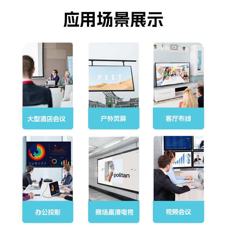 Great Wall HDMI Cable Version 2.0 4K High-Definition Cable 3D Set-Top Box Projector Data Transmission Cable Computer Connection to Tv