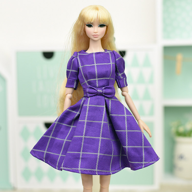 6-point doll dress heart yi ob momokofr2 supermodel Fashion Royalt dg poppy plaid skirt