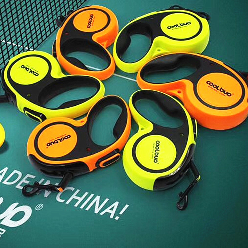 Dog shrink leash walking golden retriever pet large dog can automatically stretch dog rope medium dog dog leash