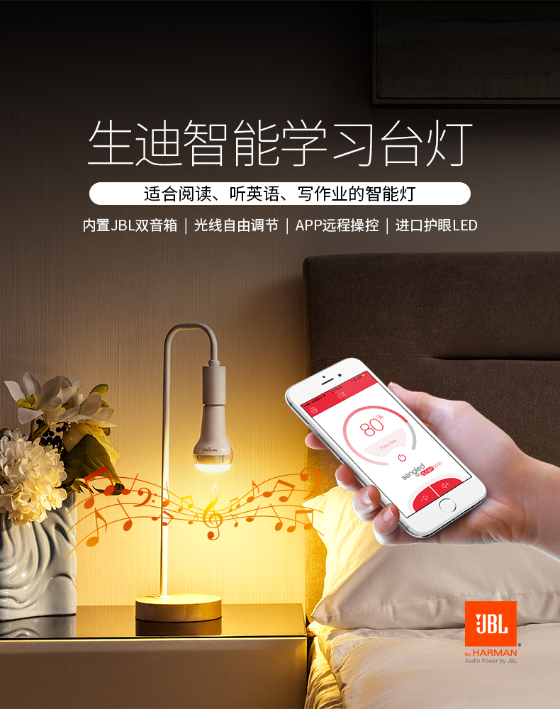 Sengled 生迪 Solo 内置JBL双喇叭 蓝牙连接 智能音响灯泡 天猫优惠券折后¥74包邮(¥199-125) Sengled 生迪 Solo 内置JBL双喇叭 蓝牙连接 智能音响灯泡 天猫优惠券折后¥74包邮(¥199-125)