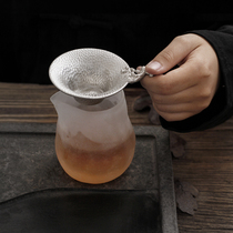 Pure Tin Tea Leak Creative Tea Filter Suit Filter Tea Instrumental Fair Cup Filter Screen Metal Tea Darling Lid Bay Tea Funnel