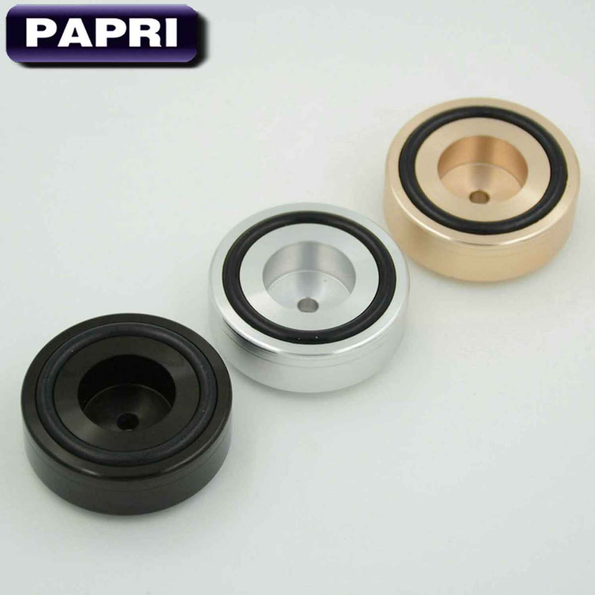 Full Aluminum Alloy Power Amplifier Shock Absorbing footbed speaker Damping Foot machine CD Machine Foot Decoiler Decoder Front Level Computer Case Shockproof Footbed Sound Shock Absorbing foot nail 44 * 17mm