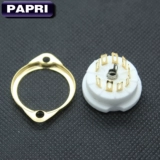 Небольшой 9 -типовой электронный трубку девять -фут, покрытые керамическим золотым фосфором, бронзовый сарай ECC83 6922 EL84 12AX7 12AU7 12AU7888 5670 6DJ4 Сиденье желчного протока Сидень