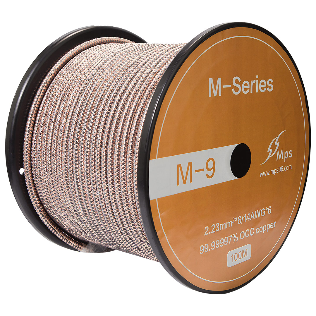 Taiwan MPS original imported 6N single crystal copper signal line 99 9999% M-9 fever DIY upgrade maintenance audio line balance line power amplifier signal card line farm line