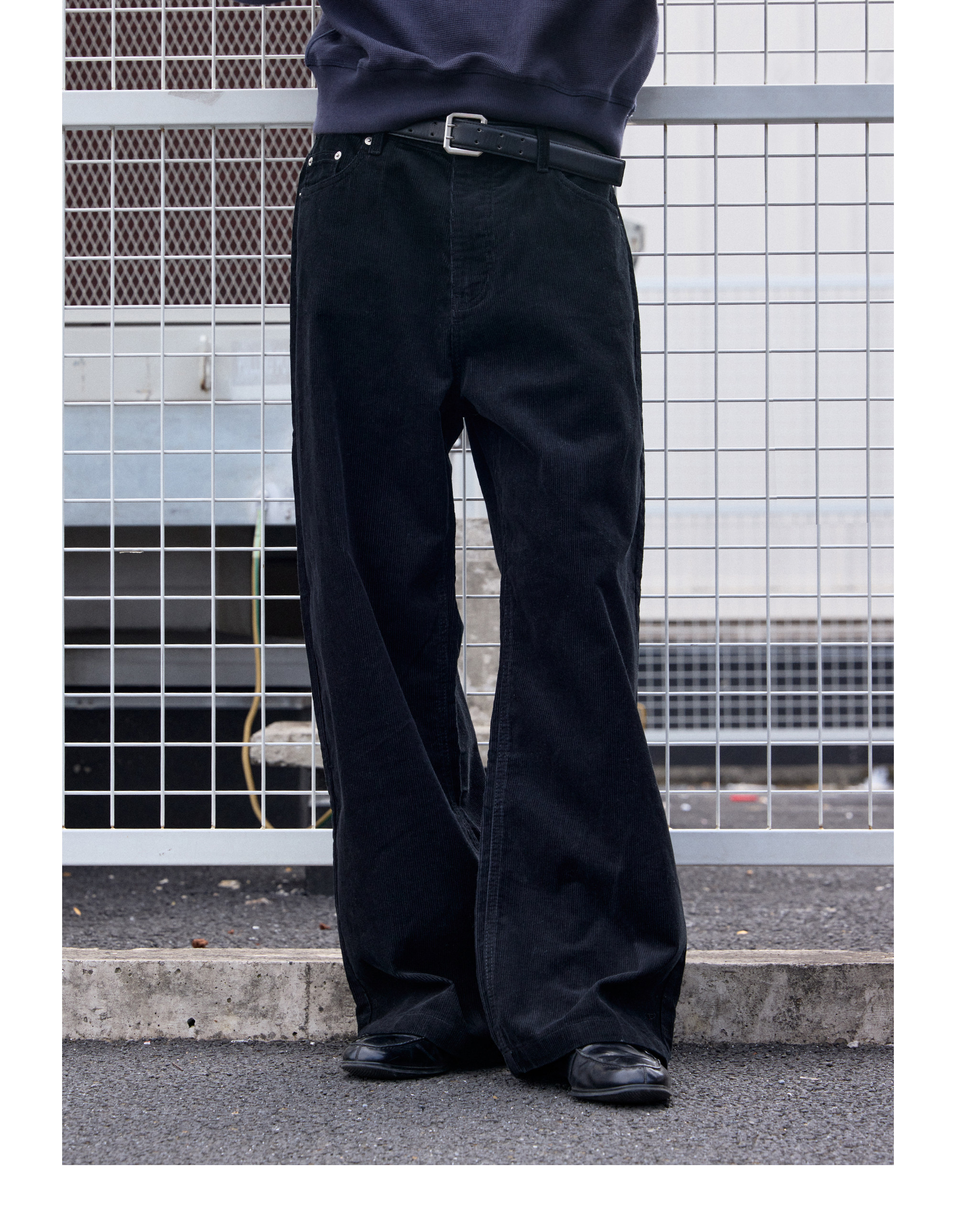 VLABMADE Light Wash Wide-Leg Trousers