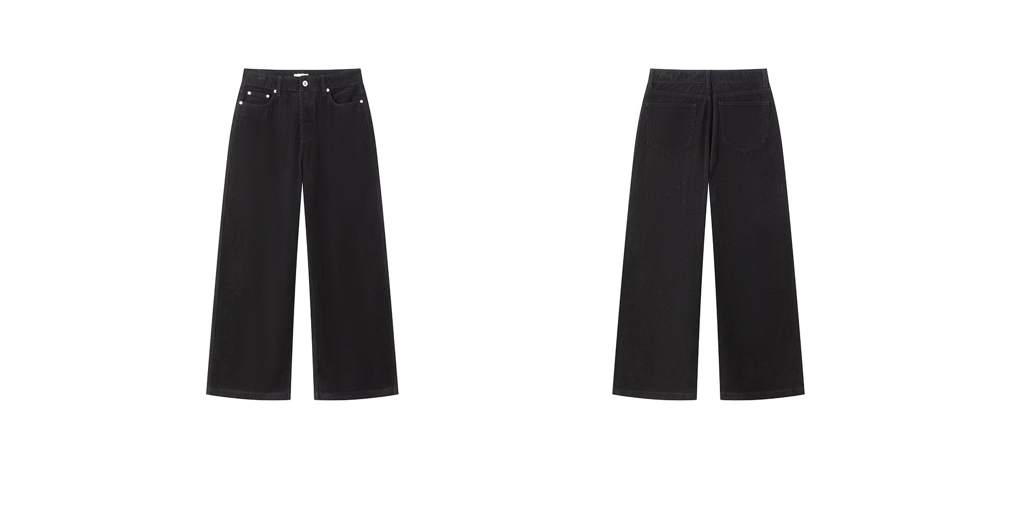 VLABMADE Light Wash Wide-Leg Trousers