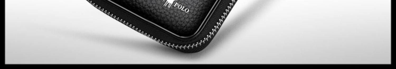 Hoàng đế Paul da thẻ nhiều gói thẻ nam dài ví nam thanh niên da ly hợp túi dây kéo ví nam - Chủ thẻ bóp gucci