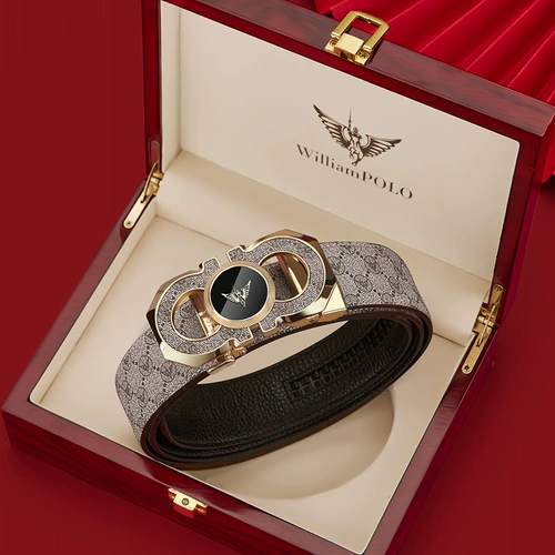 Ремень, высококлассная пряжка, трендовые универсальные штаны, из натуральной кожи