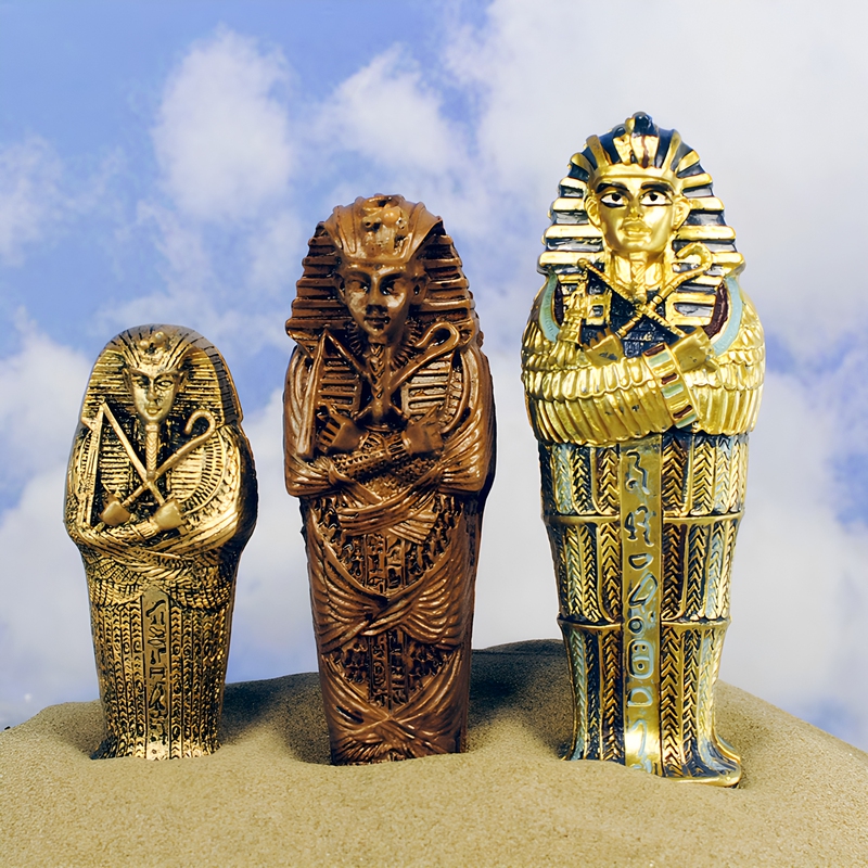Ancient Egyptian Mummy Decorative Ornaments Pharaoh's Coffin Resin Model Toys Travel Souvenirs Script-Killing Props Ancient Egyptian Mummy Decorative Ornaments Pharaoh's Coffin Resin Model Toys Travel Souvenirs Script-Killing Props