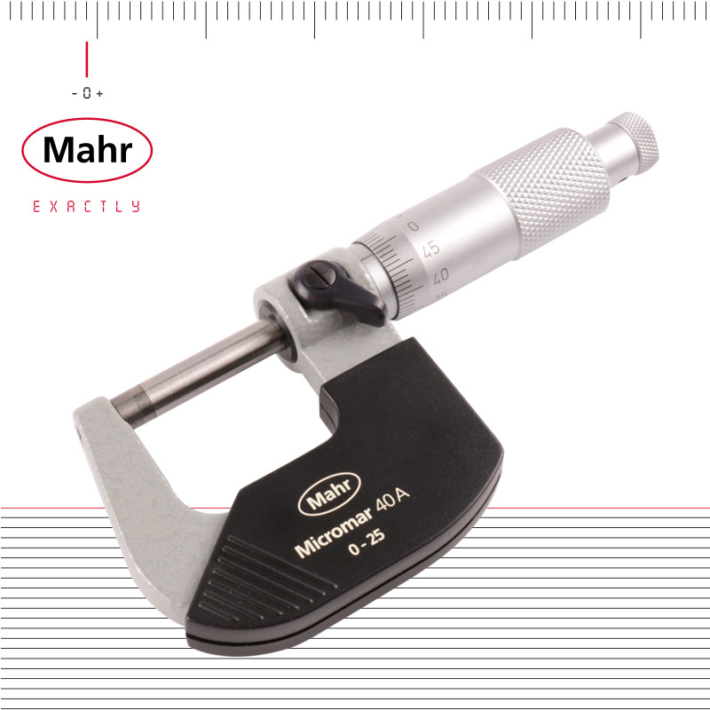 German Marr outer diameter micrometer 0-25-50-75mm centimeter card wire card 0 01mm high precision