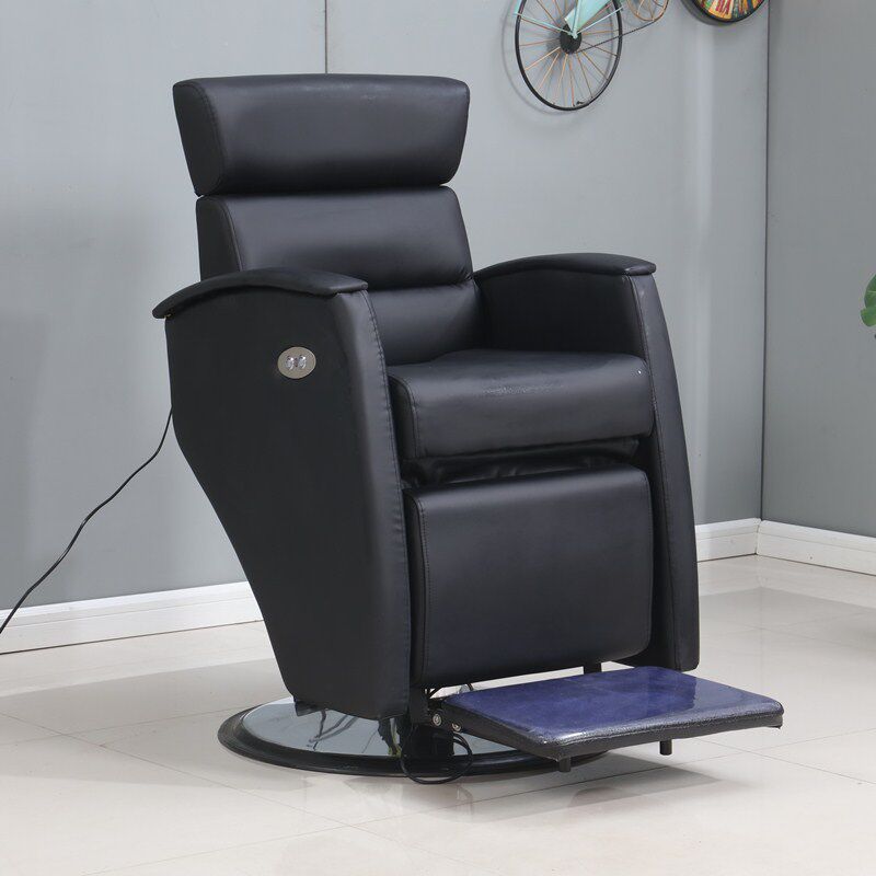 High-end Hair Salon Head Therapy Stool Massage Chair Hair Salon Shop Shave With Shave Adjustable Lift Hairdrester Chair Big Chair Beauty Hair Chair