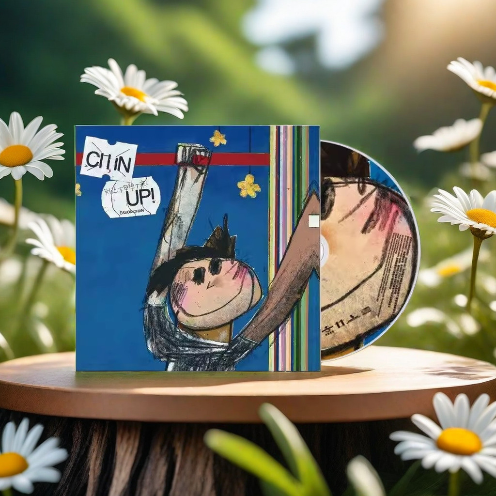 イーソン・チャンの公式正規品ニューアルバムCHIN UP車載CD+ステッカー歌詞ブックレコード周辺機器