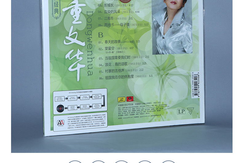 đầu đĩa than yamaha gt 2000 Ca sĩ soprano chính hãng Dong Wenhua Bản ghi âm cũ LP LP ghi 12 inch hoàn toàn mới - Máy hát 	đầu đĩa than giả cổ