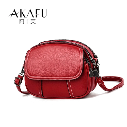 Небольшая сумка, модная сумка через плечо, универсальная сумка на одно плечо, коллекция 2023, из натуральной кожи