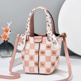 Модная небольшая сумка, корзина, изысканный стиль, из натуральной кожи