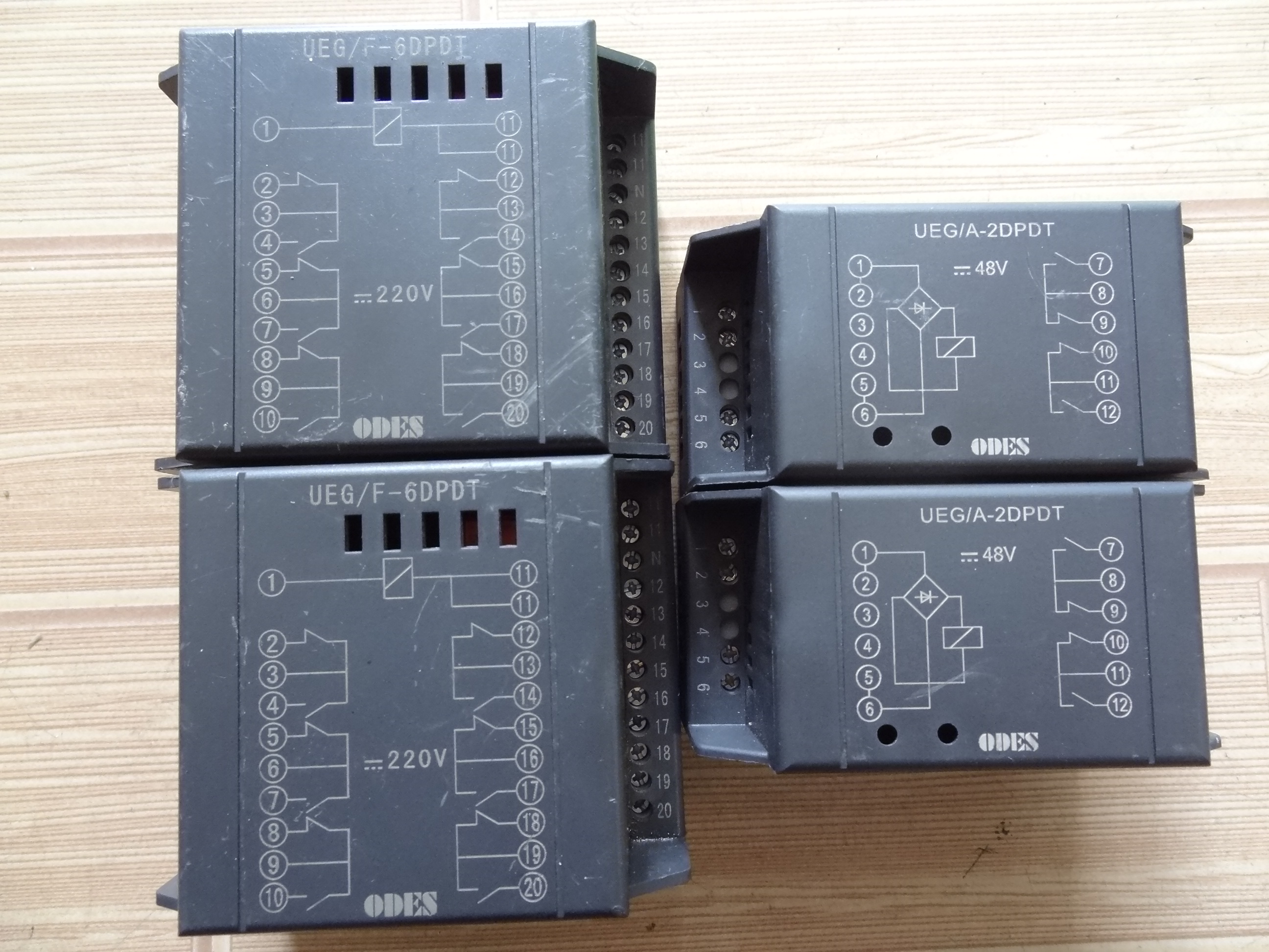 ODES Odes UEG A-2DPDT 48V UEG F-6DPDT 220V anti-interference intermediate relay