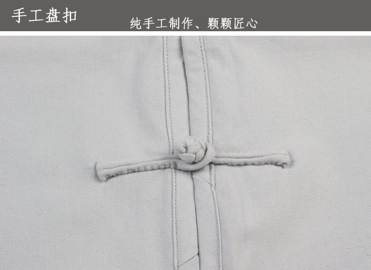 Cotton cũ vải thô trung niên ngắn tay vest ngựa vest vest phong cách Trung Quốc Tang phù hợp với khóa mùa hè truyền thống áo sơ mi