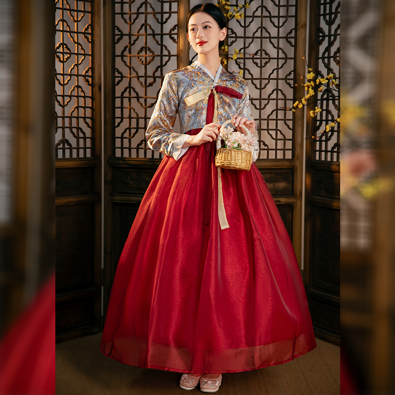 High-End Korean Hanbok, Korean Traditional Clothing, Women's Yanji Travel Photography, Palace Chorus, Ethnic Dance, Dae Jang Geum Dress