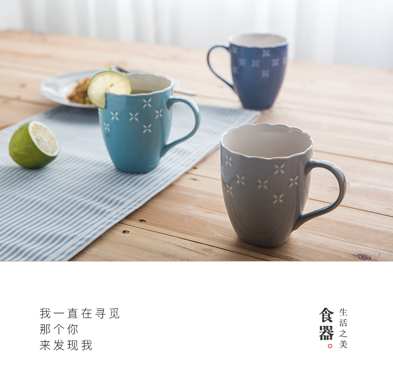 Nordic Japanese - style tableware ceramics household rainbow such as bowl bowl of rice bowl to eat nice bowl creative abnormity large soup bowl