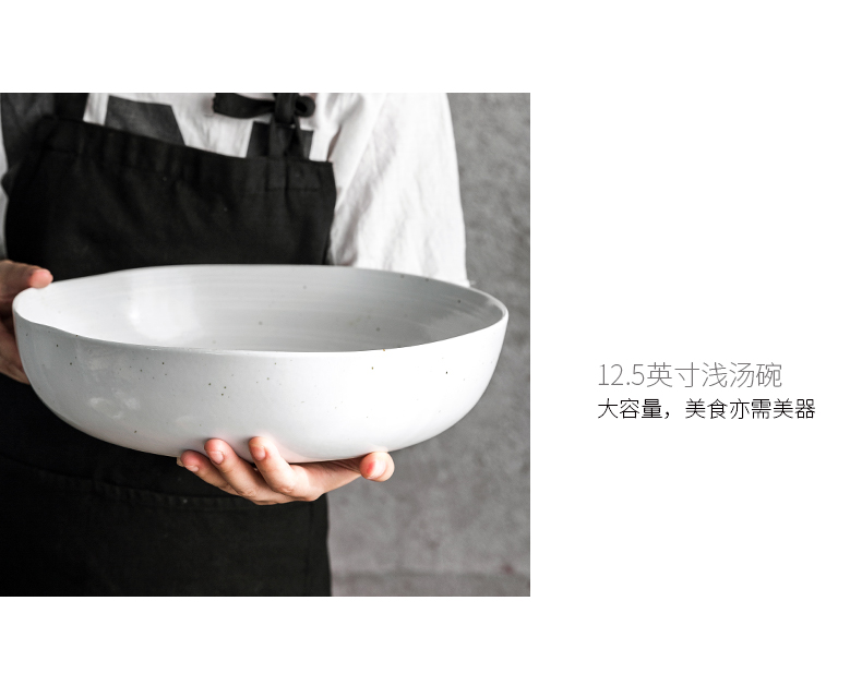 The original glaze manual irregular Japanese northern wind household ceramic bowl bowl rainbow such as bowl of soup pot soup bowl plate tableware