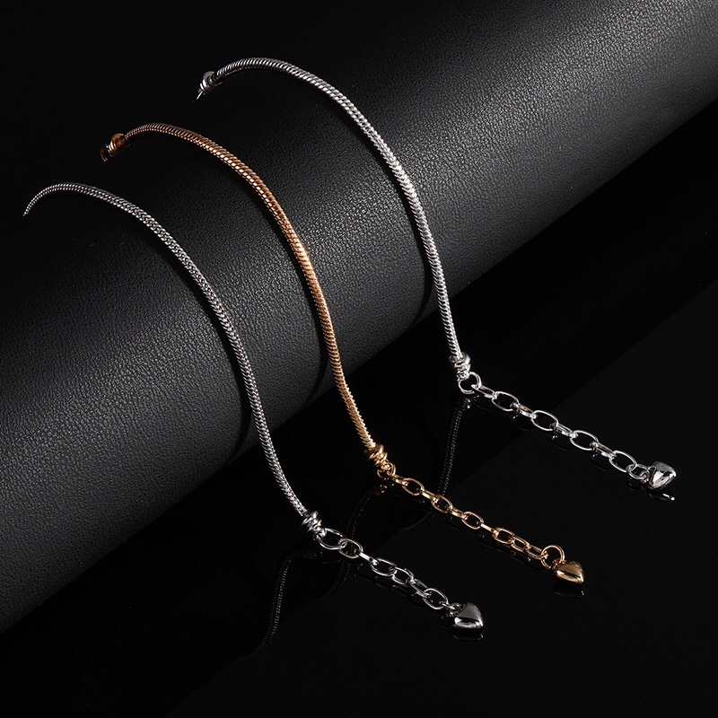 Pan's Bracelet Copper Snake Bone Chain Lobster Clasp Adjustable DIY Beaded Handmade Jewelry for Men, Women and Kidsren Pan's Bracelet Copper Snake Bone Chain Lobster Clasp Adjustable DIY Beaded Handmade Jewelry for Men, Women and Kidsren