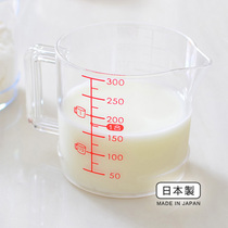 Japan imported INOMATA transparent handle measuring cup measuring cup with scale 315ml