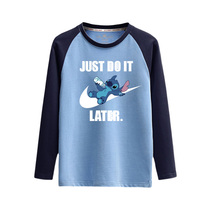 Nike ton boy long sleeve T-shirt spring dress CUHK child children insert shoulder pure cotton female casual sports blouses undershirt