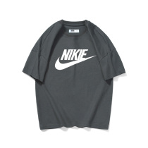 New Products Nike Ton Boy Short Sleeve T-shirt Pure Cotton Summer Medium Children Children Leisure Sports Loose Blouses Women Wave