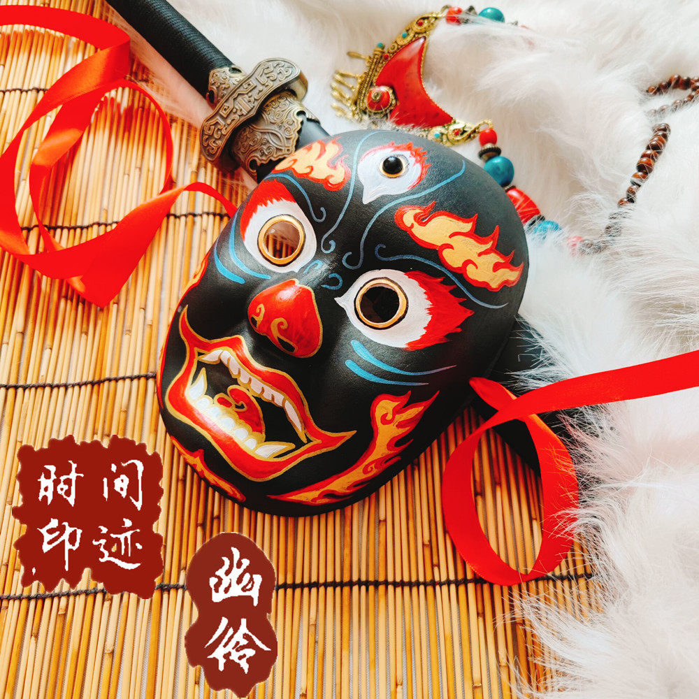 傩戏面具:穿越千年的神秘脸谱,带你走进传统艺术的奇幻世界!-白族木雕-淘宝百科网