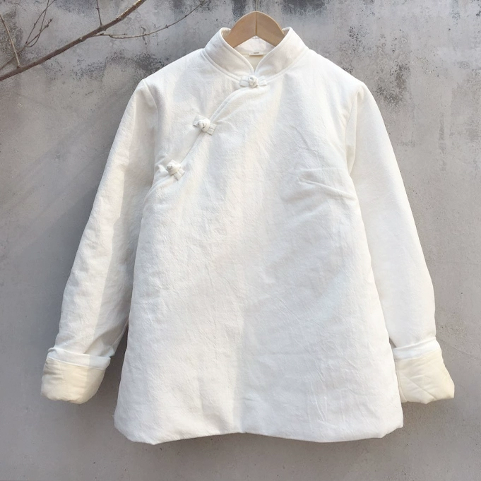 Áo khoác cotton và cotton nhỏ cotton retro phong cách Trung Quốc một phần gió quốc gia nhỏ áo bông nữ mùa đông tùy chỉnh kích thước lớn 51 - Bông