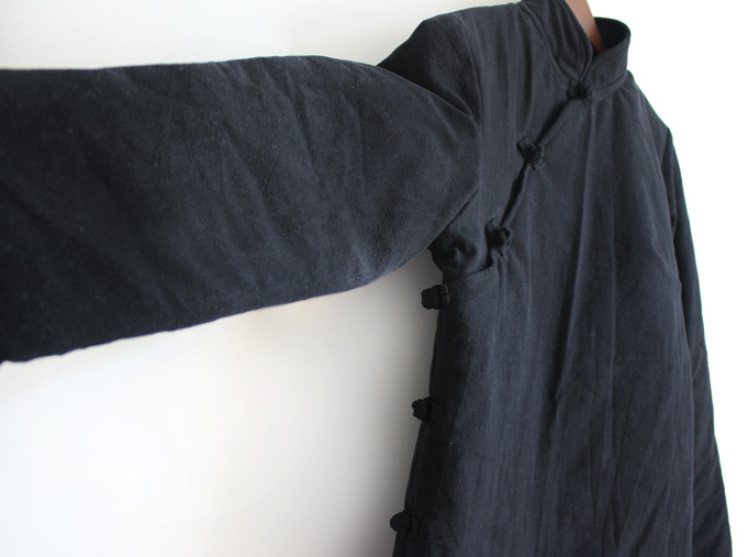 Áo khoác cotton và cotton nhỏ cotton retro phong cách Trung Quốc một phần gió quốc gia nhỏ áo bông nữ mùa đông tùy chỉnh kích thước lớn 51 - Bông phao dáng dài nữ