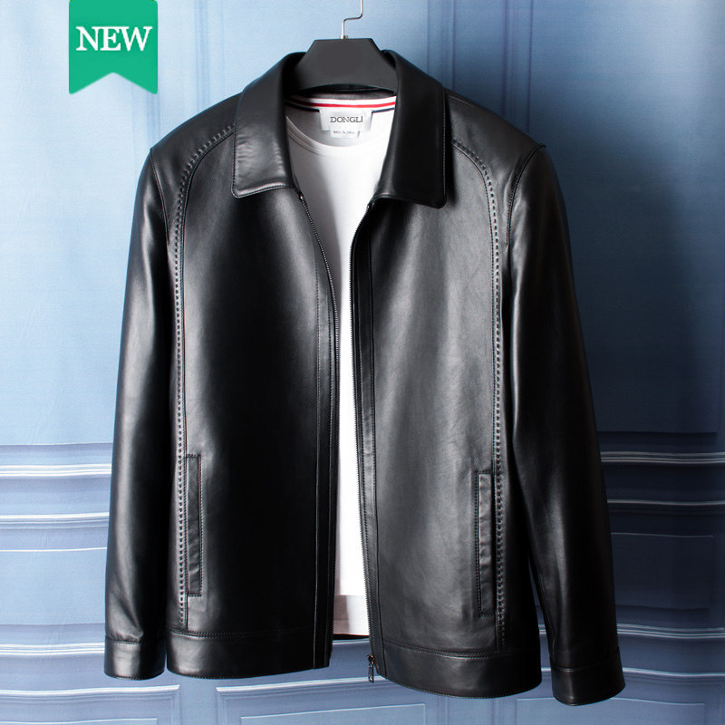 In autumn 2022, the new Haining fur coat men sheep leather jacket over the short jacket jacket