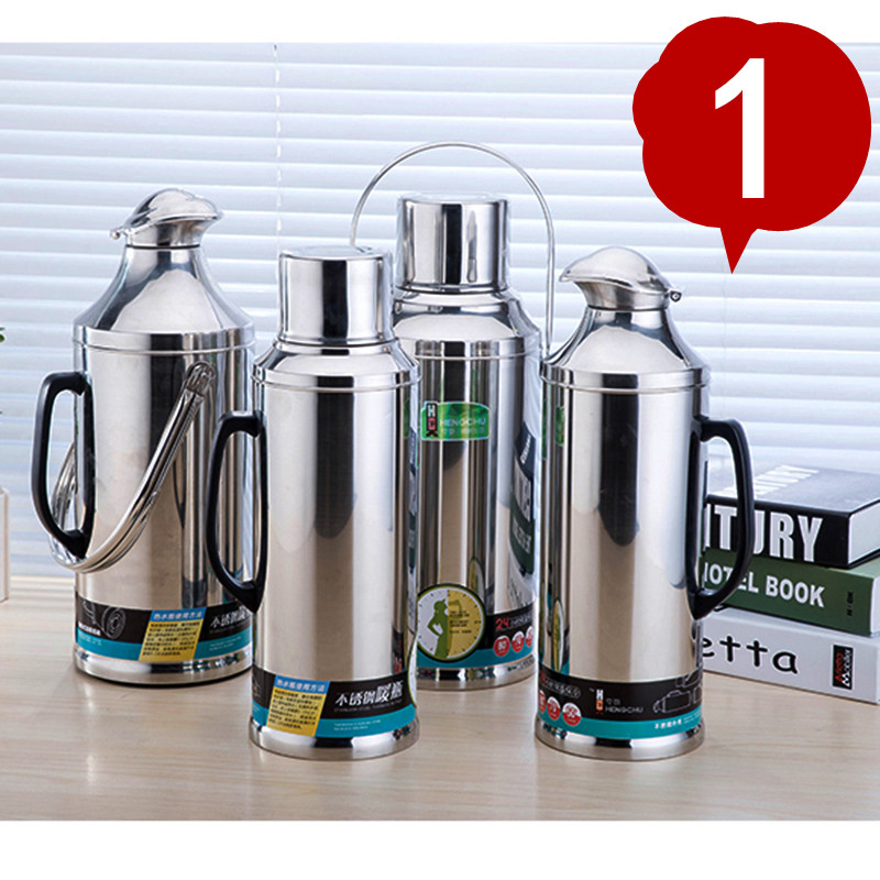 Stainless Steel Home Warm Pot Warm Bottle Hot Water Bottle Student Dormitory Open Water Bottle Warm Water Bottle Glass Liner Insulated Kettle