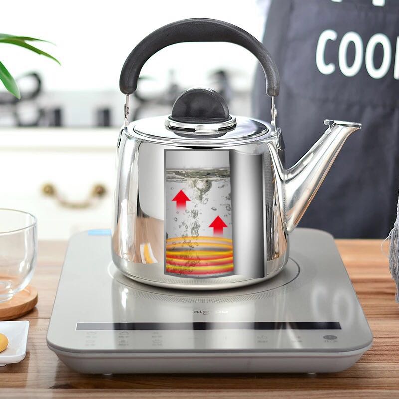Kettle 304 stainless steel whistle kettle 4L 5L6L large capacity induction cooker gas gas universal