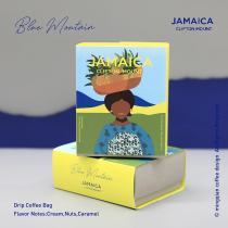 Mingqian Coffee Jamaica Blue Mountain No. 1 Hanging Coffee Boutique Hanging Coffee Blue Mountain Coffee Grinding 5 Pack