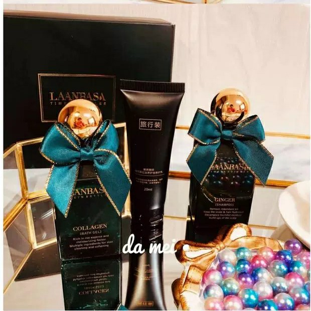 LAANASA Leon Bazaar Shampoo Body Wash Conditioner Exquisite Trial Pack Travel Pack Only Portable