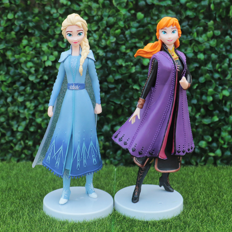 Large Frozen 2 hand-made elsa around Anna Aisha Aisha Princess model toy doll decoration