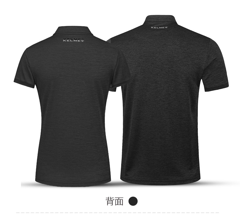 Áo sơ mi cộc tay thể thao KELME Kalmy Nam và nữ kinh doanh thoáng khí Tay áo ngắn chạy bộ hàng đầu áo thun nam có cổ polo
