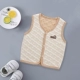 Áo sơ mi cotton cho bé sơ sinh mùa xuân và mùa thu nam nữ 0-1 tuổi áo ấm phần mỏng mặc vest nhỏ