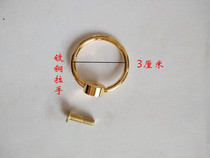 Pure copper copper plated drawer pull handle round square boutique Brow Thyme Red Son Bird Cage Accessories